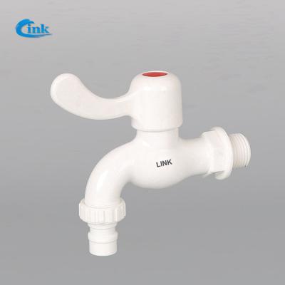 Κίνα LK-1-002 ( 20mm ) White color Factory Supply high quality PVC plastic water hose cock ppr faucet water bib tap προς πώληση