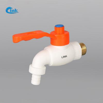 Κίνα LK-1-001-S ( 20mm ) Factory Supply high quality plastic handle brass plastic water hose cock ppr faucet water bib tap προς πώληση