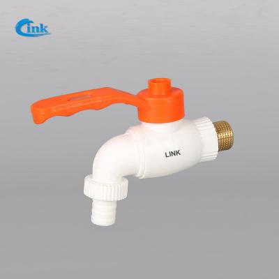 Κίνα LK-1-001-1/2-M ( 20mm ) Factory Supply high quality iron handle brass plastic water hose cock ppr faucet water bib tap προς πώληση