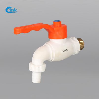 Κίνα LK-1-001-M ( 20mm ) Factory Supply high quality plastic handle brass plastic water hose cock ppr faucet water bib tap προς πώληση