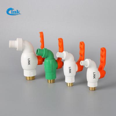 Κίνα LK-1-001-M (1/2 ) Factory Supply high quality plastic handle iron plastic water hose cock ppr faucet water bib tap προς πώληση