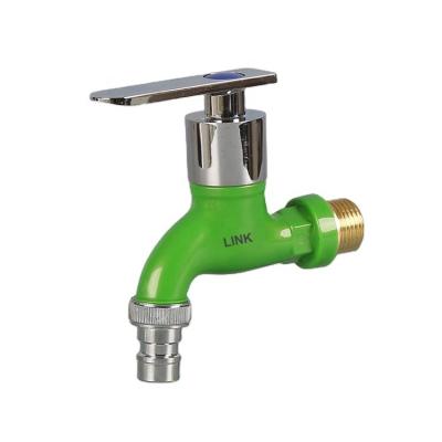 China LK-1-003-4 ( 20mm ) 5 color Factory Supply high quality new design abs bibcock sanitary tap bathroom faucet sanitary bibcock for sale