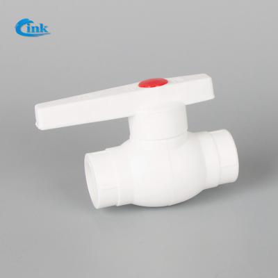 China LK-2-007T ( 20mm ) plastic pipe welding ppr iron ball valve for water pipe and stem for sale