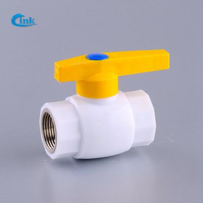 China LK-2-009 ( 20mm ) female iron threads ppr iron ball valve for water pipe and stem for sale