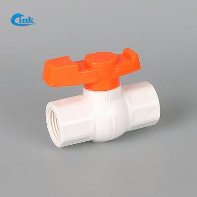 China LK-2-015 ( 20mm ) Butterfly handle plastic body ppr ball valve for hot cold water and plumbing for sale