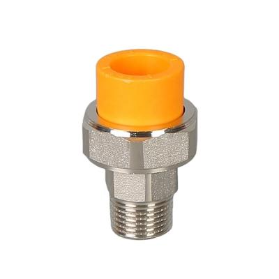 China LK-3-018 ( 1/2*20 mm ) factory supply high quality ppr brass pipe fittings PP-R brass male thread union fitting for sale