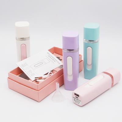 China Portable Nano Facial Steamer/Handle ABS Skin Moisturizing Nano Water Mist Sprayer Face Jet for sale