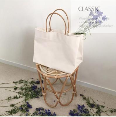 China New High Quality Canvas Handbag Women Shopping Tote Bag Shoulder Bag for sale