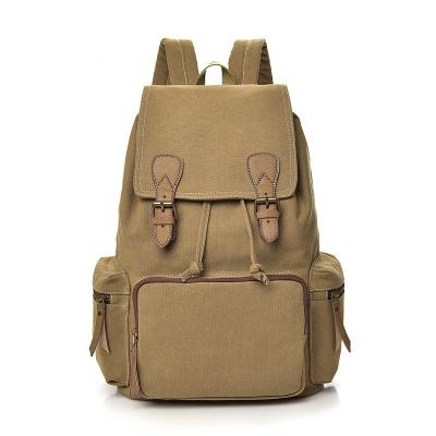 China OEM High Quality Hot Selling Plain Waterproof Backpack Outdoor Canvas Hiking Rucksack for sale