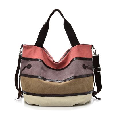 China Eco - Friendly Women Handbags Wholesale Retro Vintage Canvas Handbags for sale