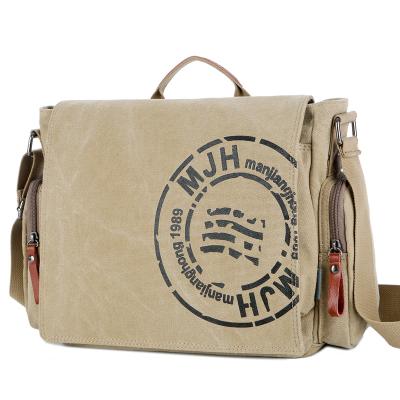 China Cross - Wholesale High Quality Body Bag Men Canvas Laptop Bags Sling Cross-Body Messenger Bag for sale