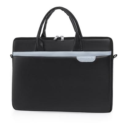 China Wholesale Large Capacity Waterproof Lightweight Leather Laptop Bag Unisex Briefcase for sale