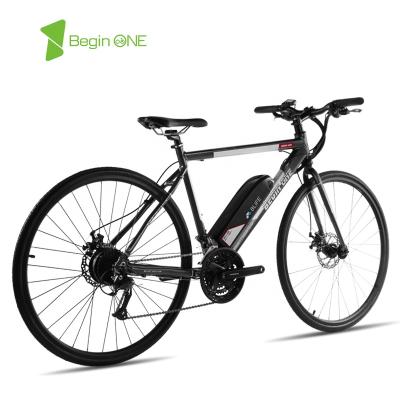 China 250W Aluminum Alloy Rear Hub Powerful Motor Electric Bicycle 700C*28C Road City Electric Bicycle 700C*28C 36V Hidden Battery for sale