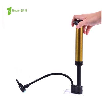 China Mini High Pressure Bicycle Pumps Portable Bicycle Pump Inflator Hand Recycling Compressor For Soccer Basketball Bike Accessories for sale