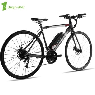 China Aluminum Alloy Aluminum Alloy Road Electric Bike Motor Drive 36v 250w Rear Electric Bicycle 700c City Bike for sale