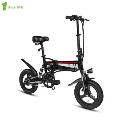 China Aluminum Alloy Factory Shipping Folding Electric Bicycle 250W 36V Electric Bike 14inch PedelecGreen Power Cycles E Bikes For Adults for sale