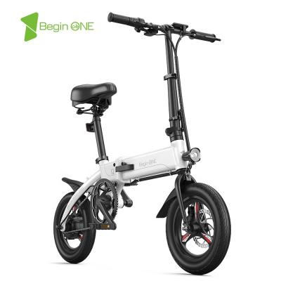 China Cheap Green Power Aluminum Folding 250W Removable Hidden Electric Mini Motor Bike Alloy 14 Inch 36V Battery Ebike Cycle for sale