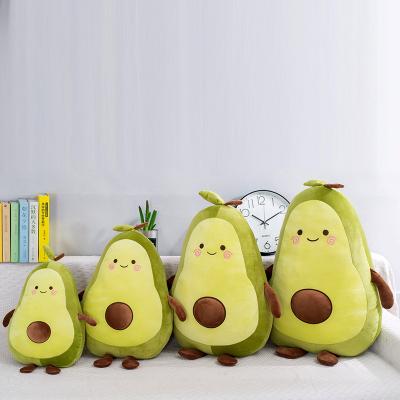 China Gift Kids Toys Baby 2023 Cute Kawaii Birthday Gift Plush Fruit Stuffed Pillow Soft Baby Long Sleeping Soft Pillow Stuffed Avocado Plush Toys For Children for sale