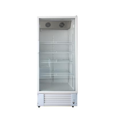 China Hot Sale 560L Compressor New Design Single Door Showcase Cooler For Cooling Beverage Or Vegetables for sale