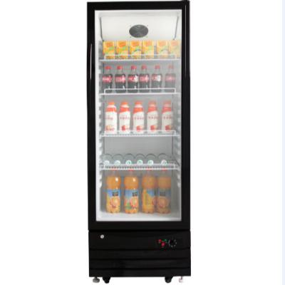 China Vertical COMPRESSOR 239L Commercial Display Showcase Cooler For Beverage Beverage for sale