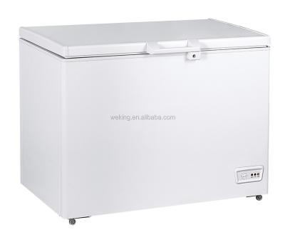 China Environmental Protection Open Top Door 328L Thick Foaming Deep Chest Freezer for sale