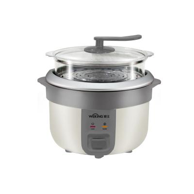 China Automatic Cooking and Warming System 1.8L jointless cylindrical rice cooker rice porridge soup function PP steamer glass lid for sale