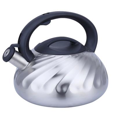 China Sustainable Non-Electric Cooker Induction Camping Kitchenware Teapot Top Stainless Steel Whistling Kettle for sale