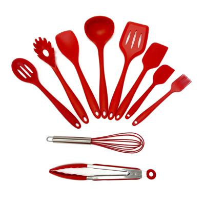 China Sustainable Kitchenware Silicone Set Kitchen Utensils Cooking Household Spatula Cookware Silicon Kitchenware for sale