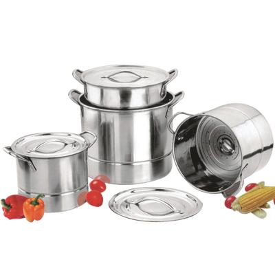 China Hotel Stainless Steel Kitchen Sustainable Deep Pot Soup Large Size Cooking Pot Stock Pot for sale