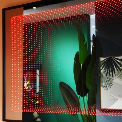 China Foshan Luminous Factory Customized Innovative 3D LED Infinity Mirror Wall Mounted for sale