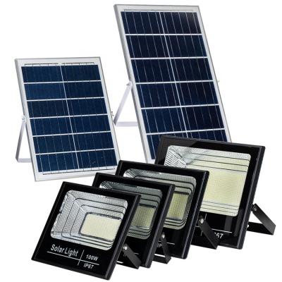 China High Quality IP67 Garden Flood Light 25W 40W 60W 100W 200W 300W Solar Led Outdoor Solar Flood Light High Quality Solar Led Flood Light for sale