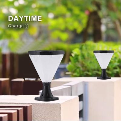 China LANDSCAPE Plant Gate Solar Garden Lamp Led Bollard Lighting Fence Outdoor Solar Post Pillar Light for sale