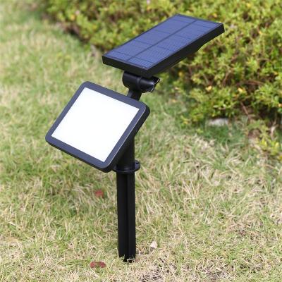 China New 20 LED LANDSCAPE Solar Landscape Lighting Wall Mount and Ground Spike Solar LED Spot Lights Outdoor for Garden Lawn Yard Pathway for sale