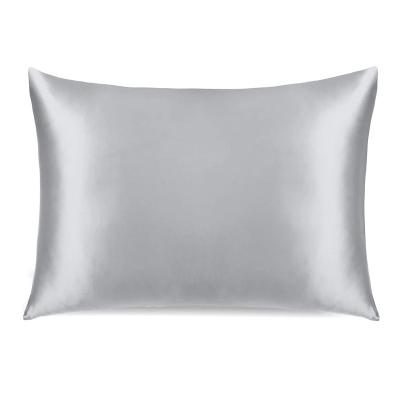 China High Quality Home100% Anti-Static Silk Pillowcase Solid Color Satin Pillow Cases For Hair for sale