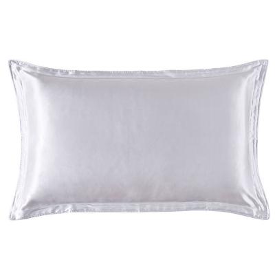 China Wholesale Custom Anti-Static Pure Front 100% Mulberry Silk Pillow Case 16mm 19mm 22mm Add Logo Pillow Cover Tile Case for sale