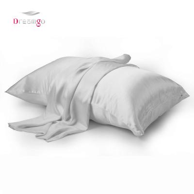 China Anti-Bacteria Anti-Bacteria Custom Design Case 100% Pure Silk Satin Pillow Case Luxury Pure Mulberry Charmuse Silk Pillow Cases for sale