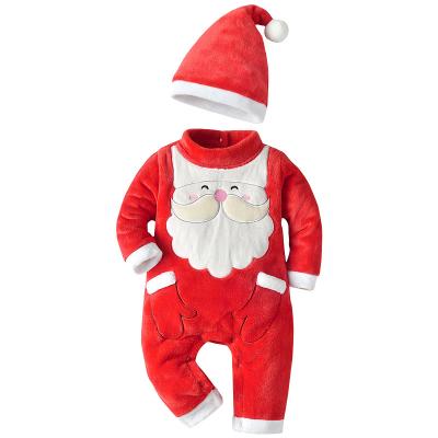 China Polyester/Cotton Polyester/Cotton Wholesale 2 Pieces Cotton Merry Baby Christmas Sets Toddler Winter Baby Clothes Baby Clothing Boys Outfits for sale