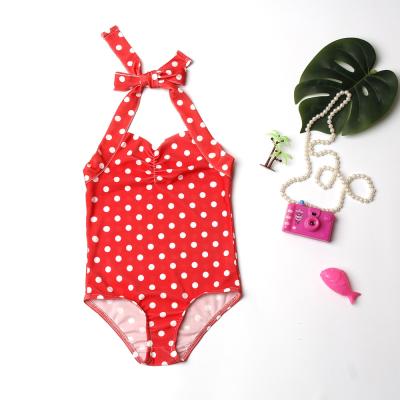 China Wholesale Custom Ruffle-strap Summer Cute Baby Children's One-Piece Swimsuit Baby Swimming Suit for sale