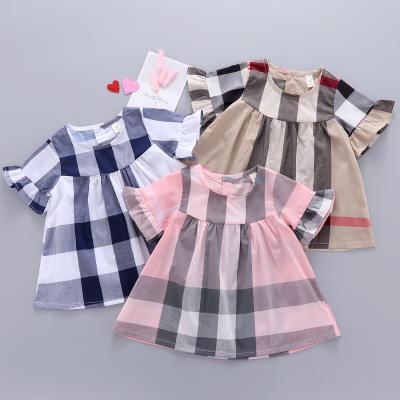 China New Lovely Toddler Sleeve Baby Girl Clothing Custom Made Casual Baby Outfits Summer Breathable Breathable Modern Short Dress for sale