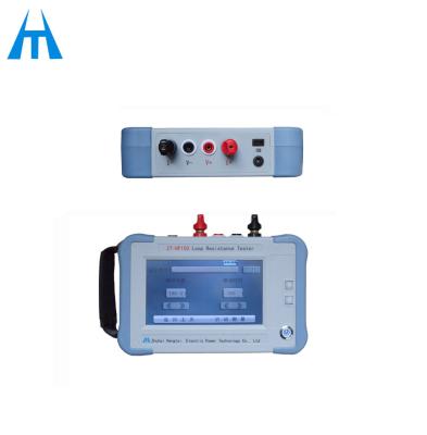 China 0~40Â ° ZT-HF100 Portable Handheld C Loop Loop Resistance Tester Handheld Contact Resistance Meter Resistance Tester for sale