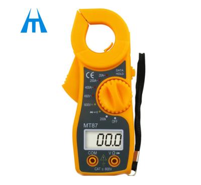 China MT87 Digital LCD Digital Clamp Meter AC/DC Voltmeter AC Ammeter Ohmmeter Diode Continuity MT87 for sale