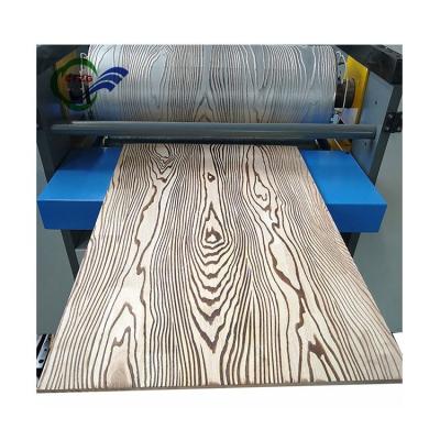 China New Design High Grade Factory Decking Board Embossing Machine Heat Press for sale