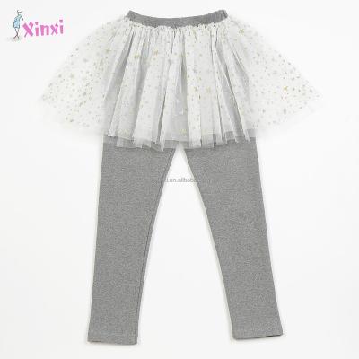 China New Comfortable Princess Tutu Skirt Gauze Children's Autumn Cotton Versatile Pants Girls Gaiter Panties for sale