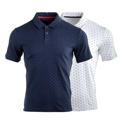 China Anti-pilling Apparel Manufacture Men's Polo Shirt Custom Design Full Printing 100% Cotton Polo T-Shirts for sale