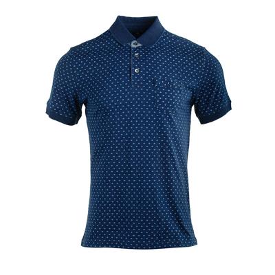 China Slim Custom Anti-Pilling Short Sleeve Fitted 100% Cotton Mens Polo Tshirts for sale