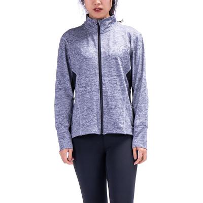 China Wholesale Thin Fit Sports Jacket Woman Running Yoga Jacket Women Breathable for sale