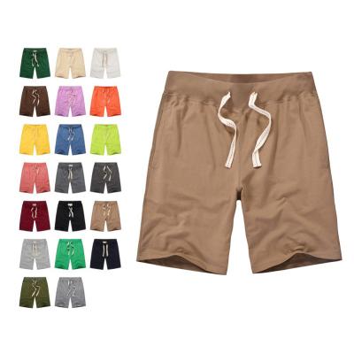 China Hot Selling Breathable Solid Color Customized Cotton Summer Menswear Sports Athletic Shorts for sale