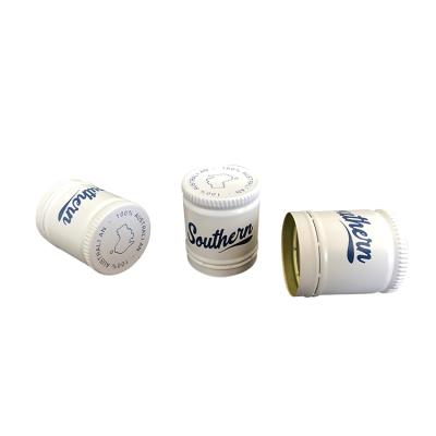 China Custom Pilfer Proof Factory Price Logo Capsule Wine Screw Bottle Covers Aluminum Caps for sale