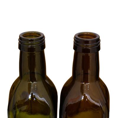 China China Supplier Wholesale Glass Square Olive Oil Glass Bottle Latest Food For Wine for sale