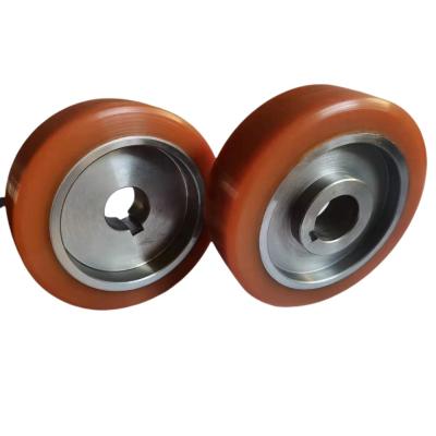 China Factory Supply Customized Polyurethane Polyurethane Wheel Sturdy Solid For Construction Works Revolving Door for sale